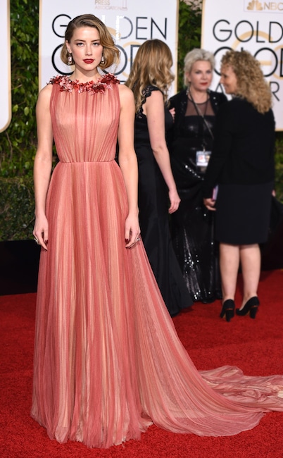 Amber Heard, Golden Globe Awards